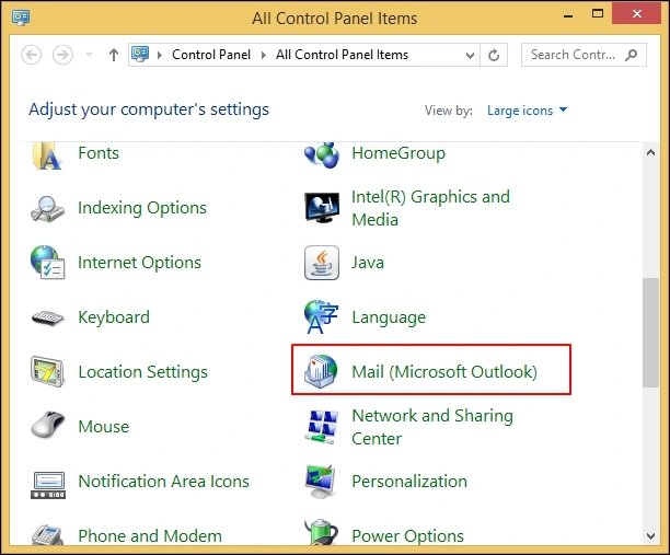change location of ost file