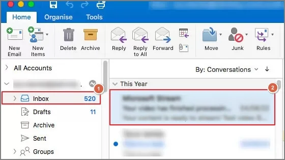 open outlook for mac