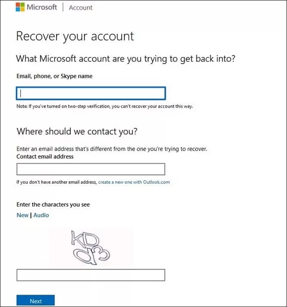 contact microsoft support