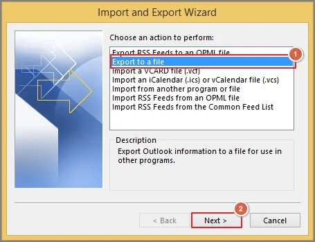 export to file