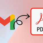 convert Google email to PDF